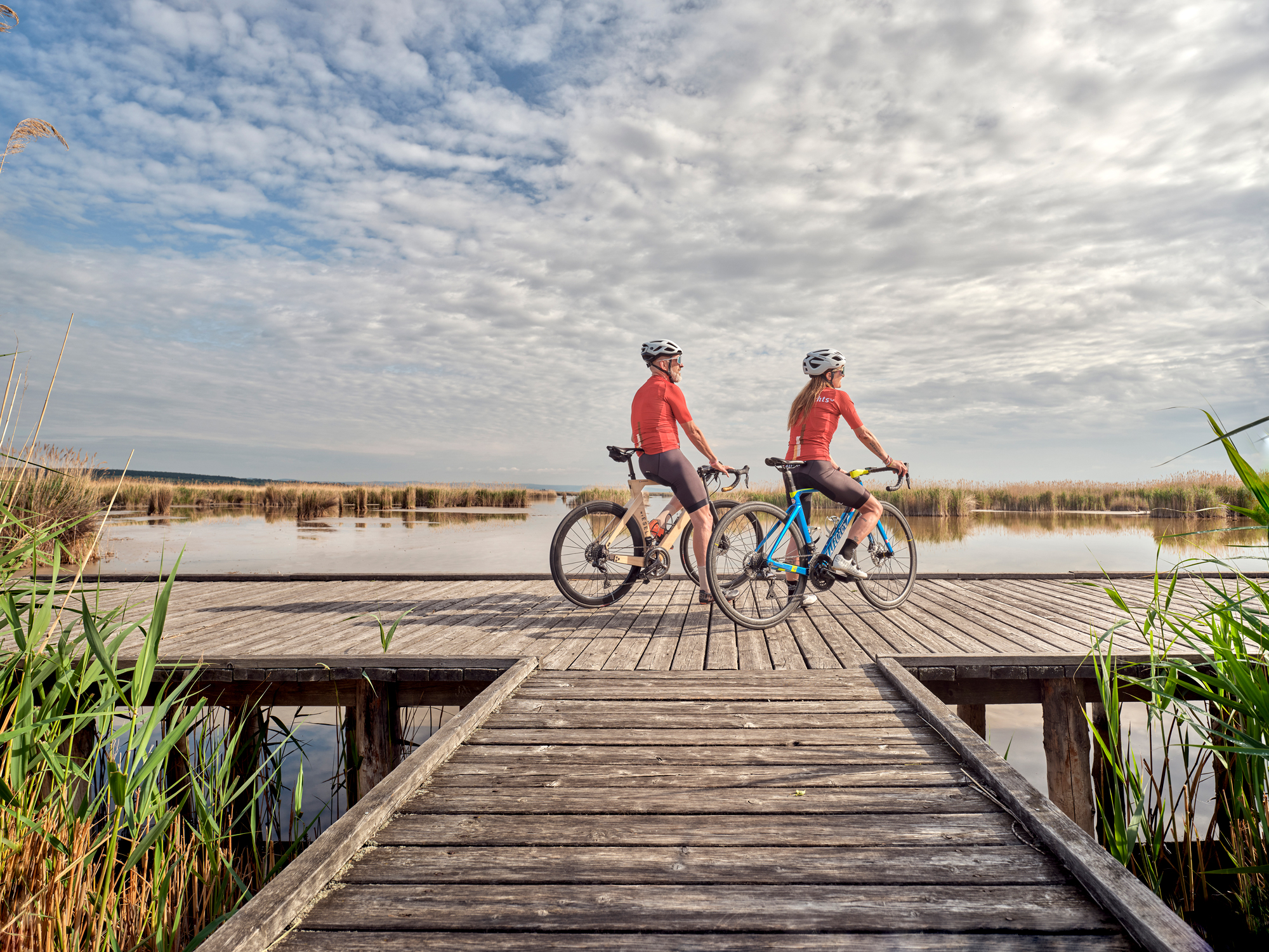 Radfahren in Mörbisch am See ©Burgenland Tourismus_MaxonesPhoto